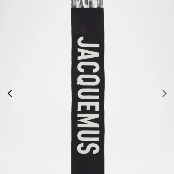 Jacquemus Accessories - Jacquemus Monochrome Logo Scarf